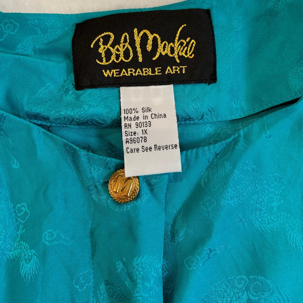 Bob Mackie Wearable Art - Vintage Silk Blouse - image 5
